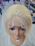 26" Straight 13x4 HD Lace Human Hair Wig - 613