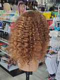 18" 13x4 HD Lace Deep Wave Human Hair Wig