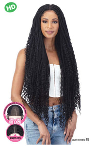 Mayde - Long Curly Box Braid 36" Wig