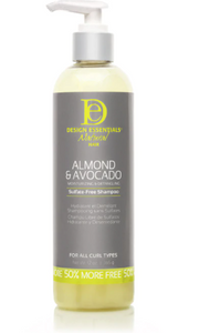 Design Essentials Almond & Avocado Detangling Sulfate-Free Shampoo - 12oz