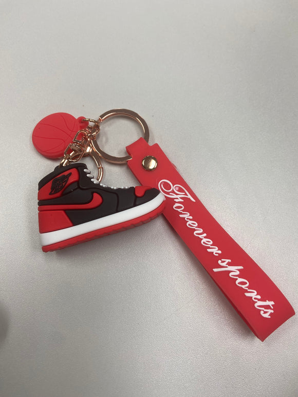 Keychain - Red Jordan 1's