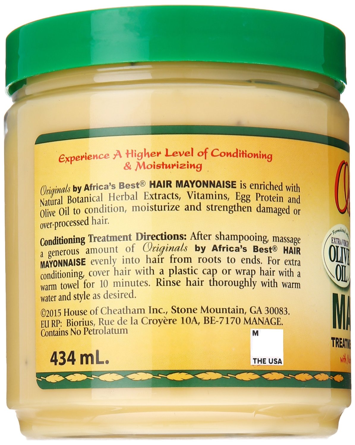 Organics by Africa's Best Hair Mayonnaise Treatment for Weak