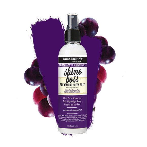 Aunt Jackie's Grapeseed Shine Boss 4oz
